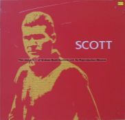 Elisha Scott wall art from Liverpool Football Club's Melwood Training Ground, SCOTT lettered in