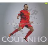 Philippe Coutinho wall art from Liverpool Football Club's Melwood Training Ground, COUTINHO lettered