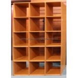 Players' floor-standing shelving unit for European kit from the Laundry Room at Liverpool Football