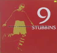 Albert Stubbins wall art from First Team Operations at Liverpool Football Club's Melwood Training