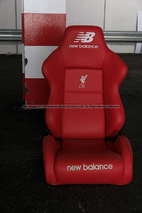 Liverpool FC Anfield stadium home team dugout chair from the 2019-20 Premier League winning - Image 5 of 19