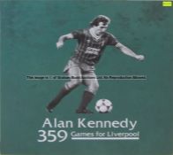 Alan Kennedy wall art from Liverpool Football Club's Melwood Training Ground, ALAN KENNEDY 359 GAMES