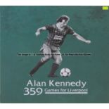 Alan Kennedy wall art from Liverpool Football Club's Melwood Training Ground, ALAN KENNEDY 359 GAMES