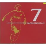 Steve McManaman wall art from Liverpool Football Club's Melwood Training Ground, 7 McMANAMAN