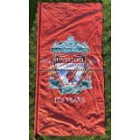 LFC 125 year anniversary flag used during pre-season Australian tour, May 2017 from Liverpool