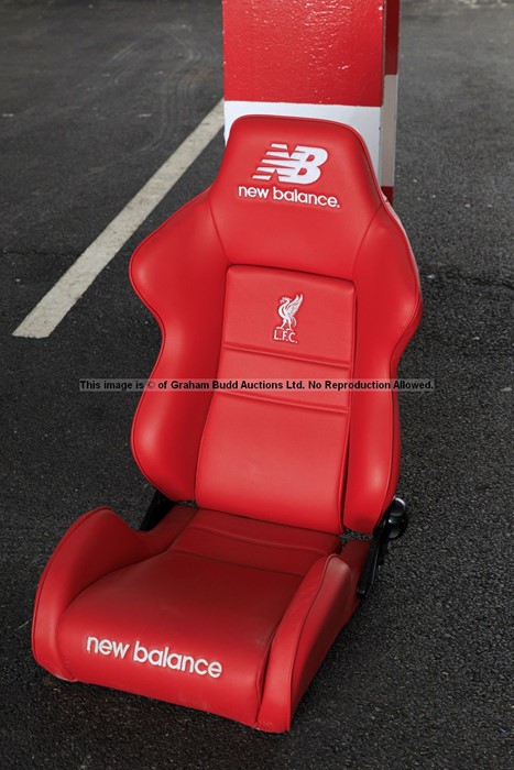 Liverpool FC Anfield stadium home team dugout chair from the 2019-20 Premier League winning - Image 6 of 19