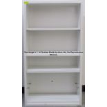 Wall-mounted shelving unit for grooming products, from the First Team Changing Room at Liverpool