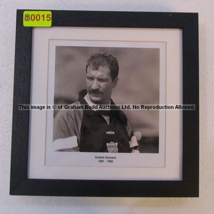 GRAEME SOUNESS 1991-1994 b & w photograph from the Managers' Gallery at Liverpool Football Club's - Image 3 of 6