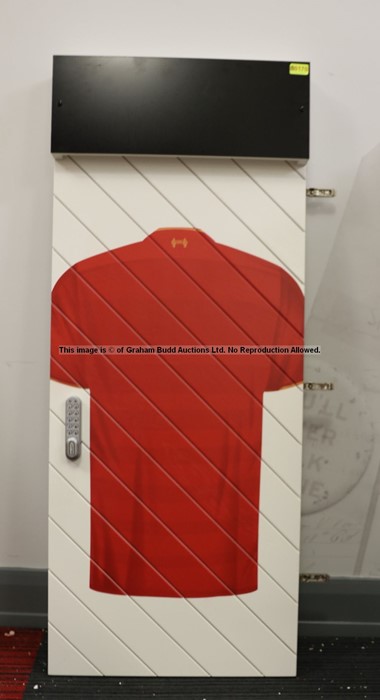 Locker door from the First Team Changing Room at Liverpool Football Club's Melwood Training - Image 2 of 3