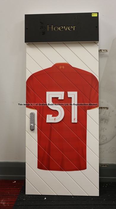 Ki-Jana Hoever's No.51 locker door from the First Team Changing Room at Liverpool Football Club's - Image 2 of 3