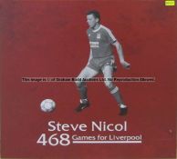 Steve Nicol wall art from Liverpool Football Club's Melwood Training Ground, STEVE NICOL 468 GAMES