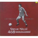 Steve Nicol wall art from Liverpool Football Club's Melwood Training Ground, STEVE NICOL 468 GAMES