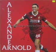 Trent Alexander-Arnold wall art from the Scouting Department at Liverpool Football Club's Melwood