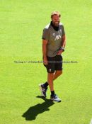 Liverpool FC manager Jurgen Klopp-worn green training t-shirt from the 2019-20 Premier League