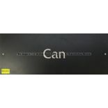 Emre Can's black painted aluminium locker door name plate from Liverpool Football Club's Melwood