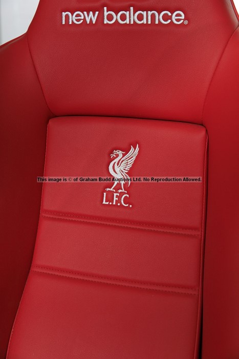 Liverpool FC Anfield stadium home team dugout chair from the 2019-20 Premier League winning - Image 9 of 19