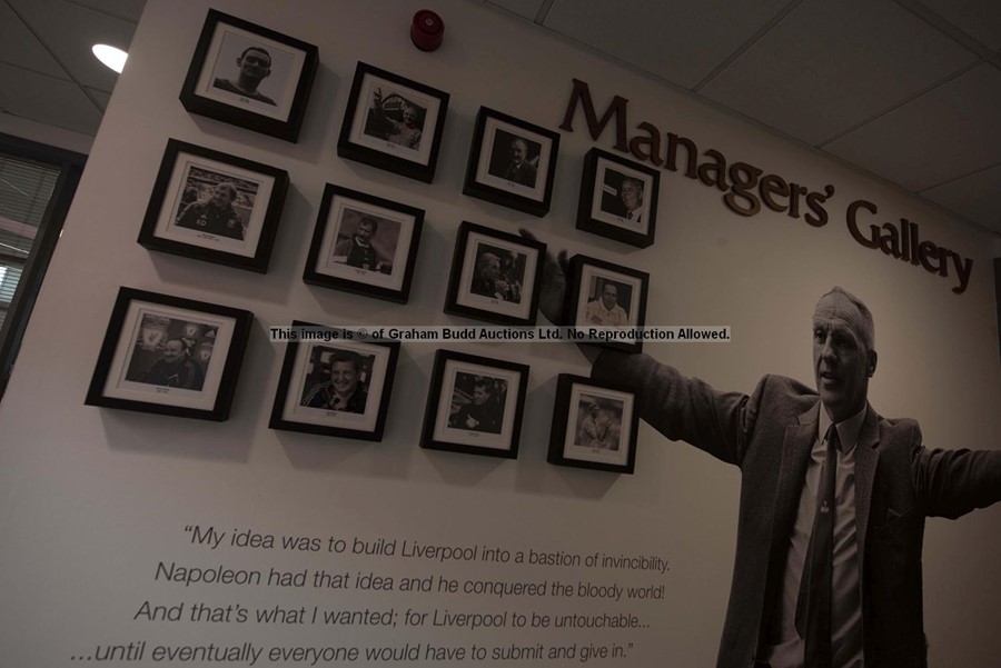 ROY HODGSON 2010-2011 b & w photograph from the Managers' Gallery at Liverpool Football Club's - Image 4 of 6