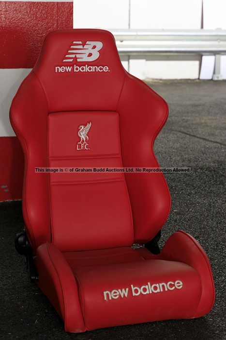 Liverpool FC Anfield stadium home team dugout chair from the 2019-20 Premier League winning - Image 19 of 19