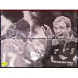 Mark Jenkins ‘Jurgen Klopp and Mamadou Sakho’ artwork from Liverpool Football Club's Melwood