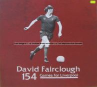 David Fairclough wall art from Liverpool Football Club's Melwood Training Ground, DAVID FAIRCLOUGH