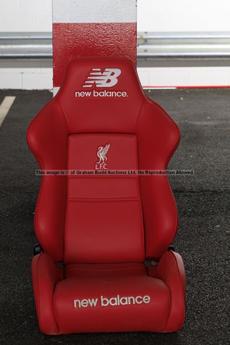 Liverpool FC Anfield stadium home team dugout chair from the 2019-20 Premier League winning - Image 17 of 19