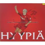 Sami Hyypia wall art from the Scouts' Meeting Room at Liverpool Football Club's Melwood Training