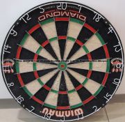 Winmau 'Diamond Plus' dartboard from the Players and Staff Canteen at Liverpool Football Club's
