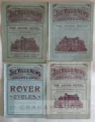 Twelve Aston Villa v Arsenal programmes, played at Villa Park, comprising 1906-07 (first season of