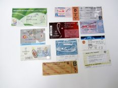 Eleven AC Milan football tickets, including the Semi-Final of the 1974 European Cup Winners' Cup