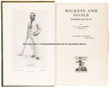 Catton, (J.A.H., "Tityrus") Wickets and Goals, Stories of Play, featuring players, matches,