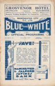 Manchester City v Liverpool programme 2nd April 1932