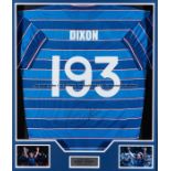 Kerry Dixon signed Chelsea FC jersey made to commemorate the striker's 193 goals scored for the