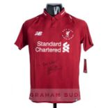 Jordan Henderson signed Liverpool FC six times European Champions special edition jersey, 6 x