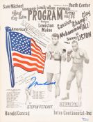 The scarce official programme for the Cassius Clay (Muhammad Ali) v Sonny Liston II fight at