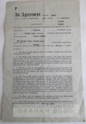 Player's contract for Tommy Harmer and Chelsea FC for season 1963-64, signed by Tommy Harmer and