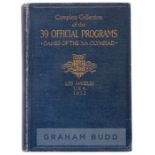 1932 Los Angeles Olympic Games “Complete Collection of the 39 Official Programmes, Games of the