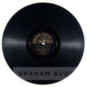 Rare Homophon Company 78rpm recording of the 1911 English and Scottish Cup Finals, side A