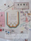 An excellent collection of Olympic Games memorabilia formerly belonging to Professor Arnold H