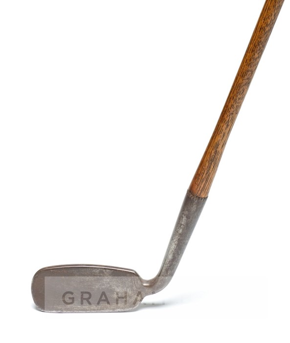William Lowe of Buxton & High Peak patent (applied for) hosel-blade putter circa 1894, iron clubhead