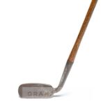 William Lowe of Buxton & High Peak patent (applied for) hosel-blade putter circa 1894, iron clubhead