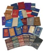 A complete run of Glasgow Rangers season ticket books from 1899-1900 to 1928-29, 30 season ticket