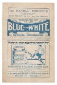 Manchester City v Everton programme 5th February 1930