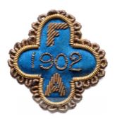 Football Association Councillor's badge for the 1902 F.A. Cup Final replay between Sheffield