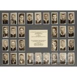 Set of 30 R & L Ltd. cigarette cards commemorating the 1924 All Blacks' 'Invincibles' undefeated