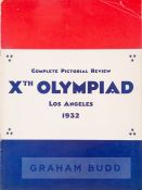 1932 Los Angeles Olympic Games official pictorial review, 16-page programme featuring images and