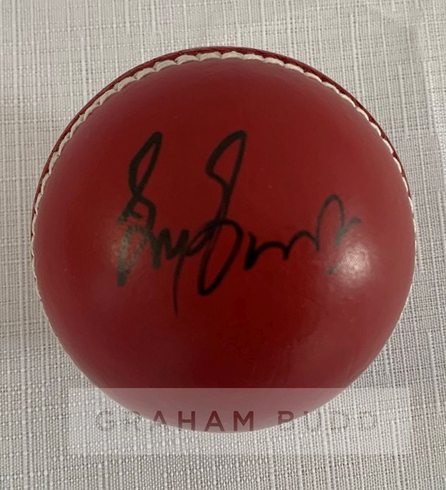 India cricket legend Sunil Gavaskar signed cricket ball and photograph, the photo an 8 by 12in. - Image 3 of 3