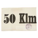 1936 Garmisch-Partenkirchen Winter Olympic Games official 50Klm ski race event officials armband,