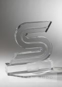 2012 Superstars Olympic Special Edition men's winner's trophy awarded to Anthony Joshua, glass