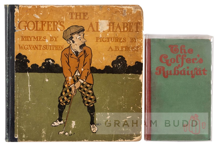 Two American golf books, W.G Sutphen’s ‘The Golfer's Alphabet’ with illustrations by A.B. Frost,