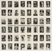 ‘British Sporting Personalities’ a set of 48 medium size photographic cigarette cards issued by